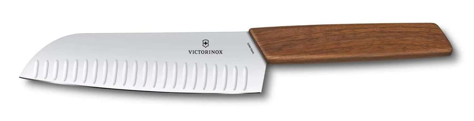 Нож кухонный Victorinox Swiss Modern, разделочный, 170мм, стальной, дерево [6.9050.17kg]